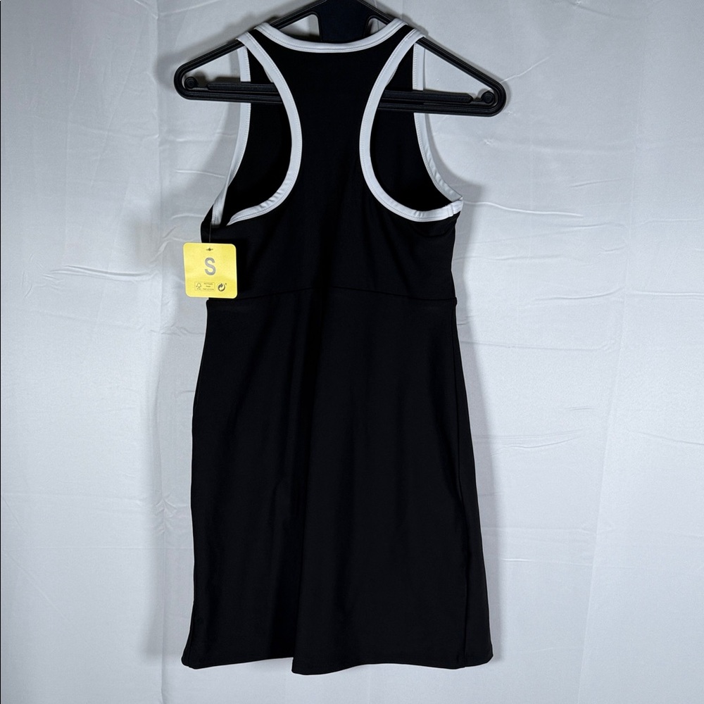 Sage Black and White Mini Dress - Picture 6 of 9